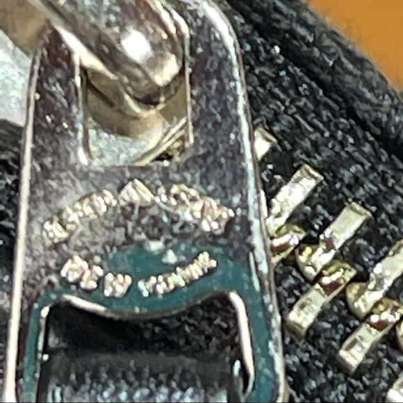 Coach Colette Carry All Black Canvas Leather Shoulder Bag 3 Compartments - Picture 12 of 16